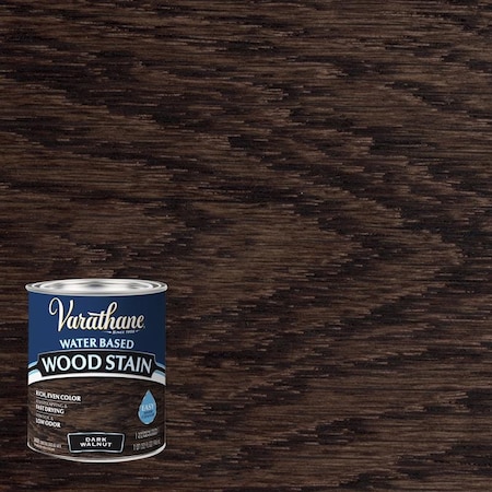 Varathane Varathane Semi-Transparent Dark Walnut Water-Based Wood Stain 1 qt, PK2 381119